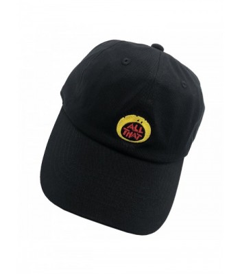 xiezhongxing XZ All That 90s Dad Hats Baseball Cap Embroidered Adjustable Snapback Unisex - Black - CB187K7SI8D