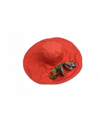 Wicky Womens Foldable Orange Medium in Women's Bucket Hats