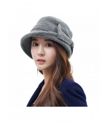 Womens Vintage Cloche Bucket Foldable