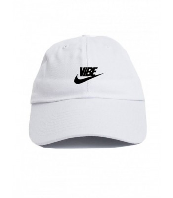 Just Vibe Swoosh White w/ Black Dad Hat - CE12O133QVX