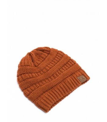 GOJANE 90708 RUST O S Cable Beanie in Women's Skullies & Beanies