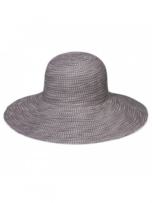 wallaroo Women's Petite Scrunchie Sun Hat - UPF 50+ - Crushable - Grey ...