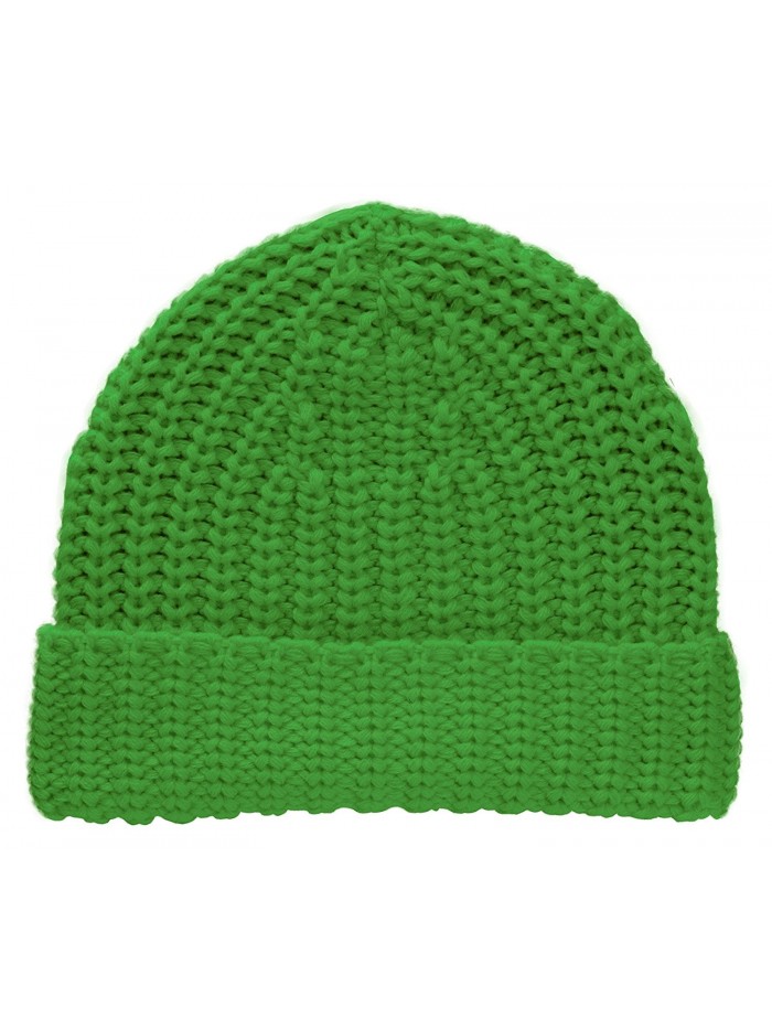 TopHeadwear Knitted Cuffed Beanie - Kelly Green - CT11SOHAX63
