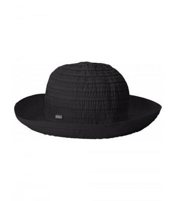 Betmar Women's Classic Sunshade Sun Hat - Black - CG114ZC78GP