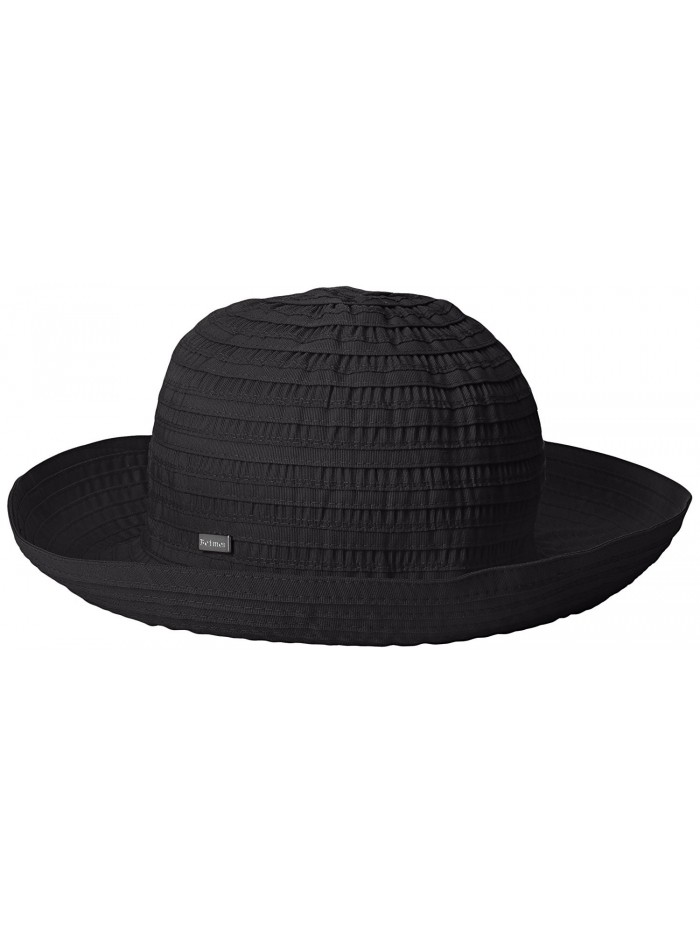 Betmar Women's Classic Sunshade Sun Hat - Black - CG114ZC78GP