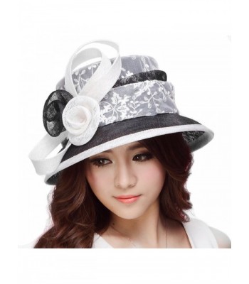 Junes Young Sinamay Summer Flower in Women's Sun Hats