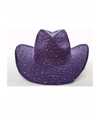 Sparkle Glitter Western Hat Society