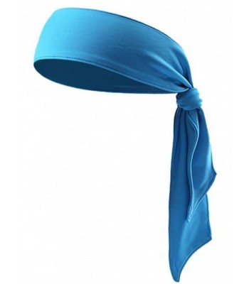 Quickly Headband Moisture Sweatband Headwear - Blue - C3185HQN6ND