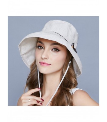 OLEWELL Adjustable Foldable Winter Cap Off White in Women's Sun Hats