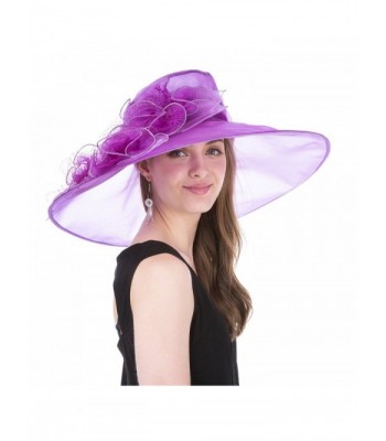 Saferin Kentucky Cocktail Wedding Organza in Women's Sun Hats