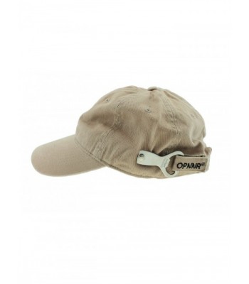 OPNNR Bottle Opener Hat by Thomas Bates - Khaki - C61135MP0TN