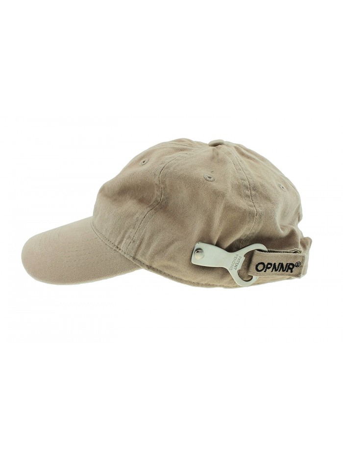 OPNNR Bottle Opener Hat by Thomas Bates - Khaki - C61135MP0TN