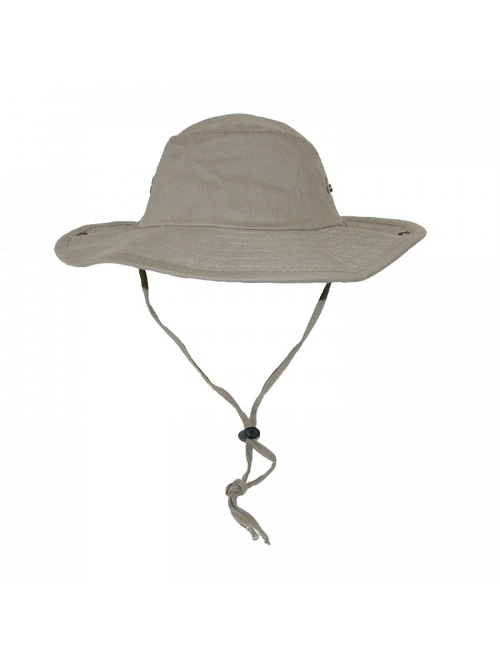 Dorfman Pacific Outdoor Camel Solarweave Bonnie Hat - C5111QXJWWJ