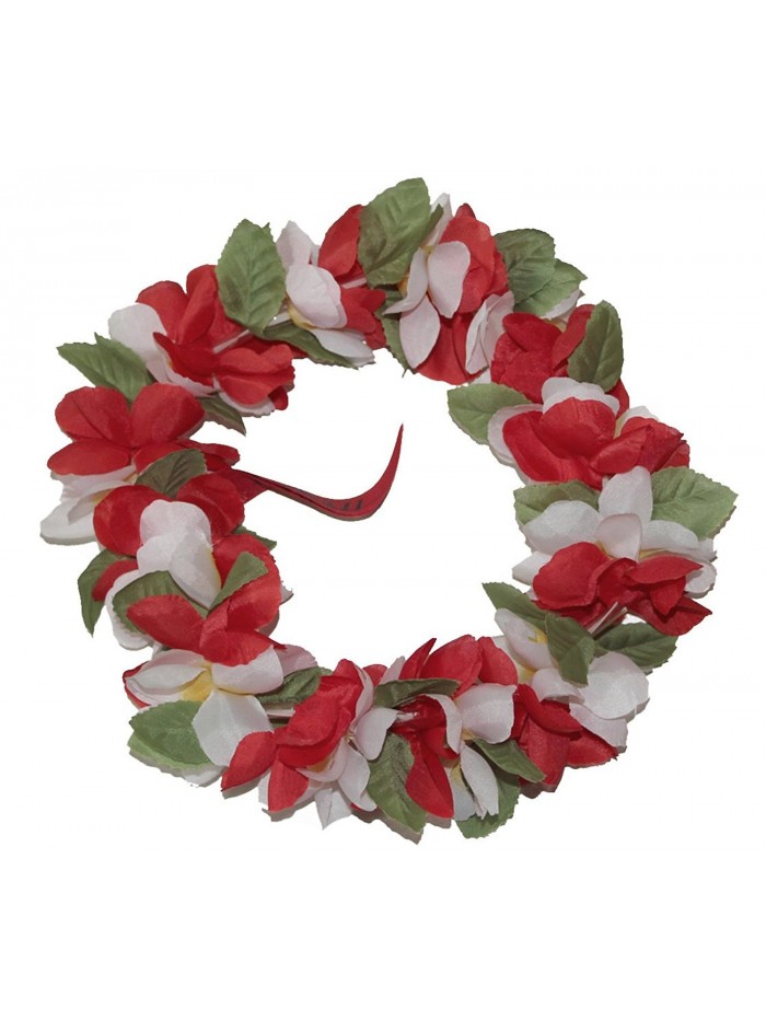 The Hawaii Elastic Headband-haku lei - Red /White - CA186W5A24A