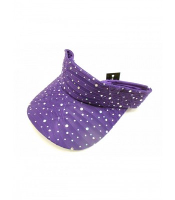 Purple Sparkle Visor - CZ112RSZ9C9