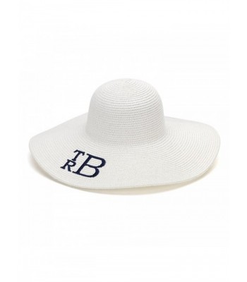 Wholesale Boutique Floppy Hat Personalized - White - CF12G2D8X5J