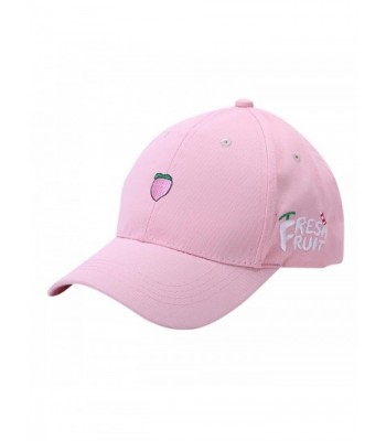 OutTop Unisex Fruit Baseball Cap Snapback Caps Hip Hop Hats - Pink - C217YIEA67G