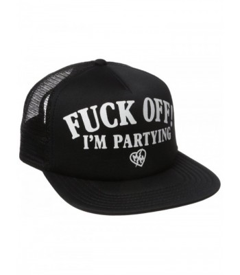 Metal Mulisha Junior's F Off Trucker Hat - Jet Black - CO12O4MVR1R