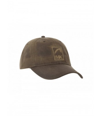 Mountain Khakis Waxed Cotton Mk Icon Cap - Dark Brown - CZ119MG6QJT