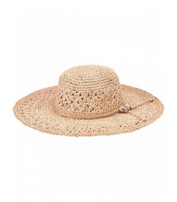 Peter Grimm "Bohemme" Women's Wide Brim Straw - Natural - C6119A4CHVX