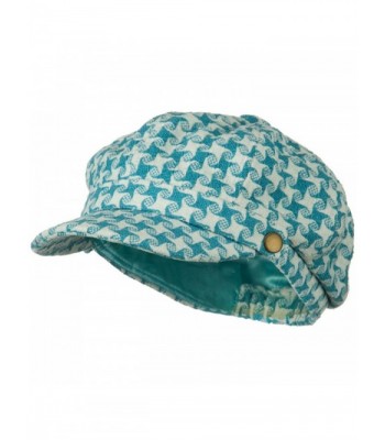 Star Newsboy Hat Blue OSFM