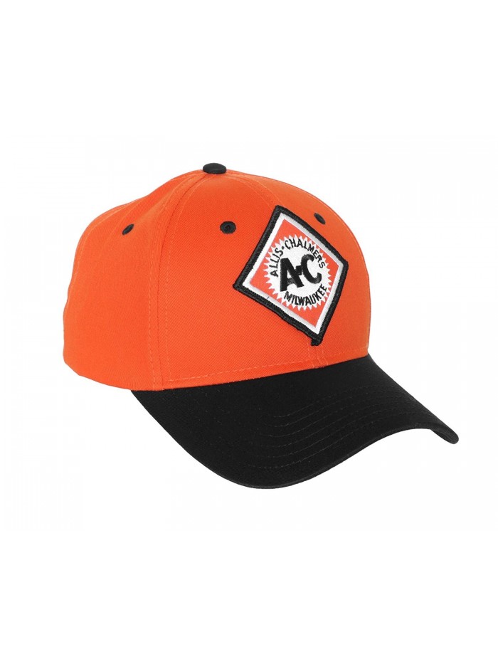 Allis Chalmers Hat- Vintage Milwaukee Logo- Orange and Black - CW1274J1LU9