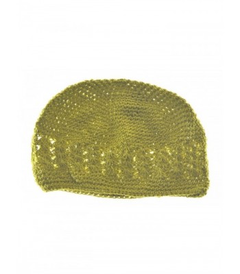MM Kufi Hat Crochet Cap Beanie Mustard - CP110GF4SOP