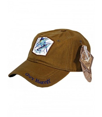 Guy Harvey Blue Marlin Fitted Baseball Hat - CF120XY4A8L