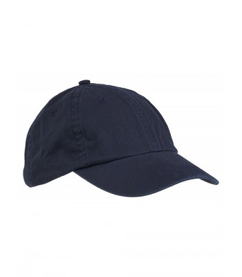 Big Accessories BX005 6-Panel Washed Twill Low-Profile Cap - Navy - CE11401JSHN