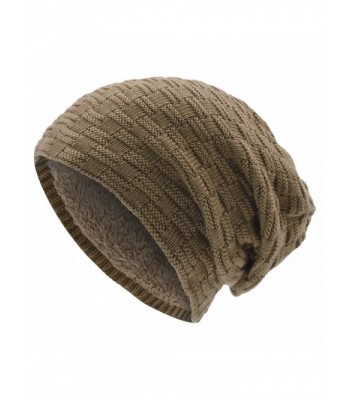 UPhitnis Warm Winter Hats Women - Khaki - C6186OZDTCW