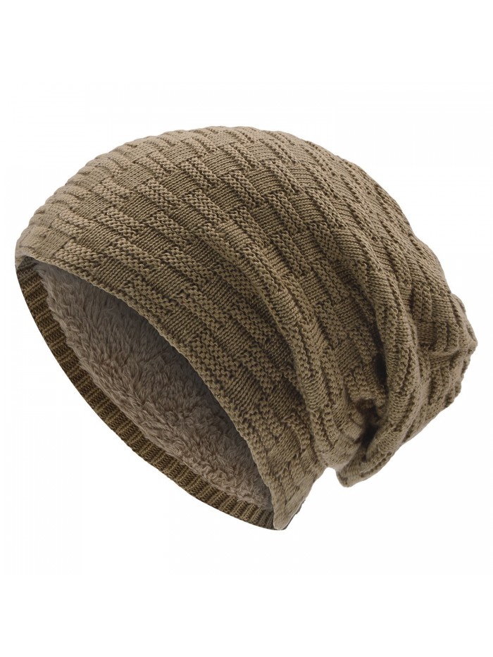 UPhitnis Warm Winter Hats Women - Khaki - C6186OZDTCW