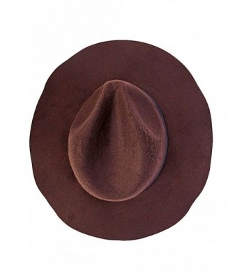 Brown Pinch Wide Brim Floppy in Women's Sun Hats