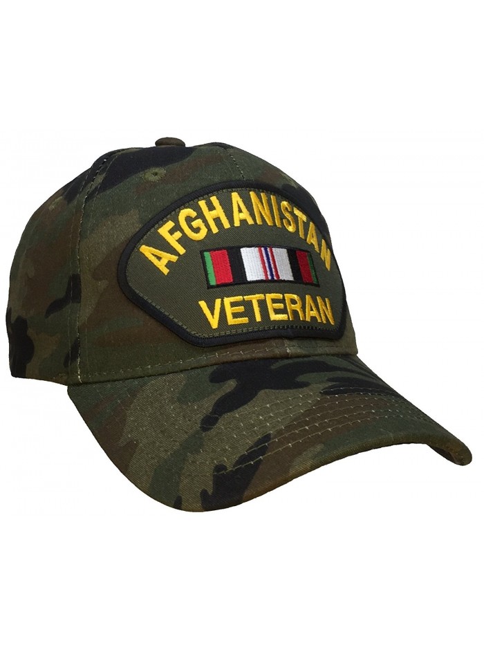 Afghanistan Veteran Hat Afghanistan Service Ribbon Hat Camo - CA11GO9IRG7