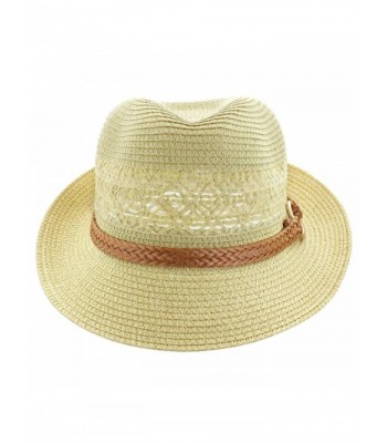 Faddism Fashion Fedora Hat Tan