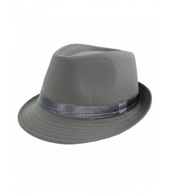 Faddism Dressy Fashion Fedora Year Long Straw Hats - Hat020-gy - C71884CDUD9