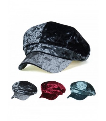 Womens Velvet Beret Winter newsboy