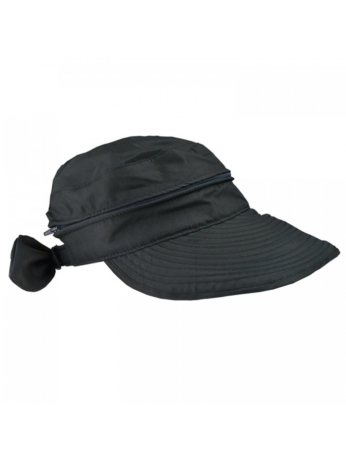Large Brim Visor Sun Hats For Women Beach Roll up Packable Hat UPF 50 ...