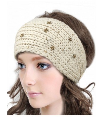 Dahlia Womens Knitted Buttoned Headband