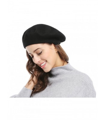 Women Solid Color French Beret in Women's Berets