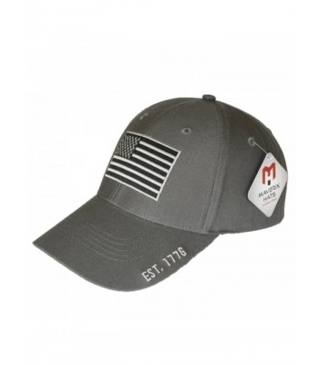 Maverix American Flag Hat - Great Fit- High Quality- Amazing Details - Dark Gray - CX184DMN990