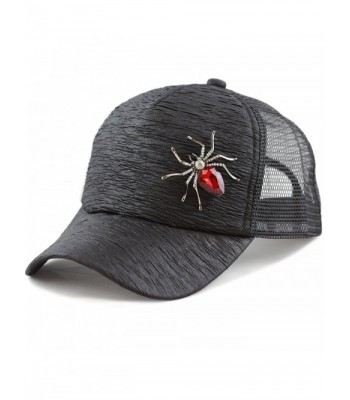 HAT DEPOT Ornament Snapback Spider Black