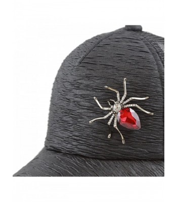 HAT DEPOT Ornament Snapback Spider Black in Women's Baseball Caps