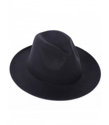 Clecibor Woolen Fedora Vintage Crushable in Women's Fedoras