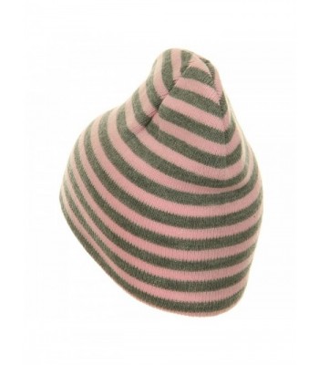 Artex Trendy Striped Beanie Pink
