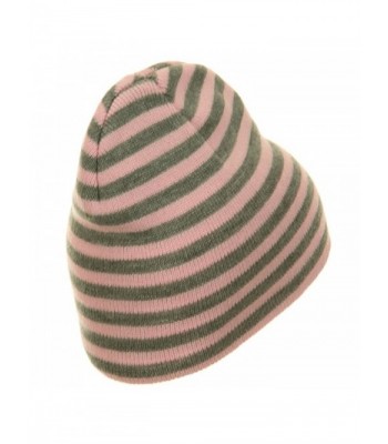 Artex Trendy Striped Beanie Pink in Women's Skullies & Beanies