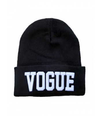 Brand New Hip Hop Wool Winter Knitted VOGUE Beanie Hats Caps For Man and Women - C611JMV8F9N