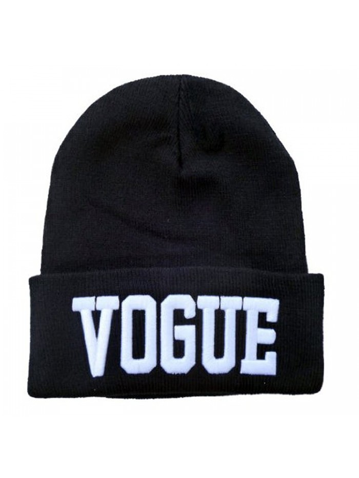 Brand New Hip Hop Wool Winter Knitted VOGUE Beanie Hats Caps For Man and Women - C611JMV8F9N