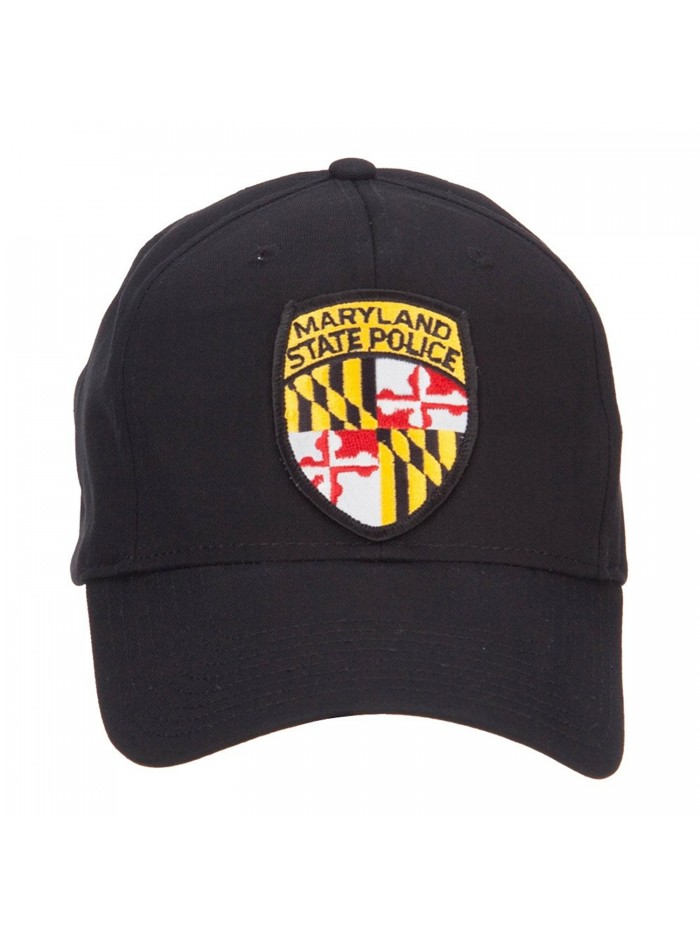 Maryland State Police Patched Cap - Black - CI124YMWNV5