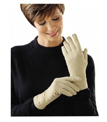 Isotoner Stretch Classics Glove with Lining - Bone - C7125U85Z17