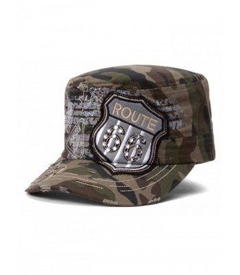 TopHeadwear Route Grey Distressed Cadet